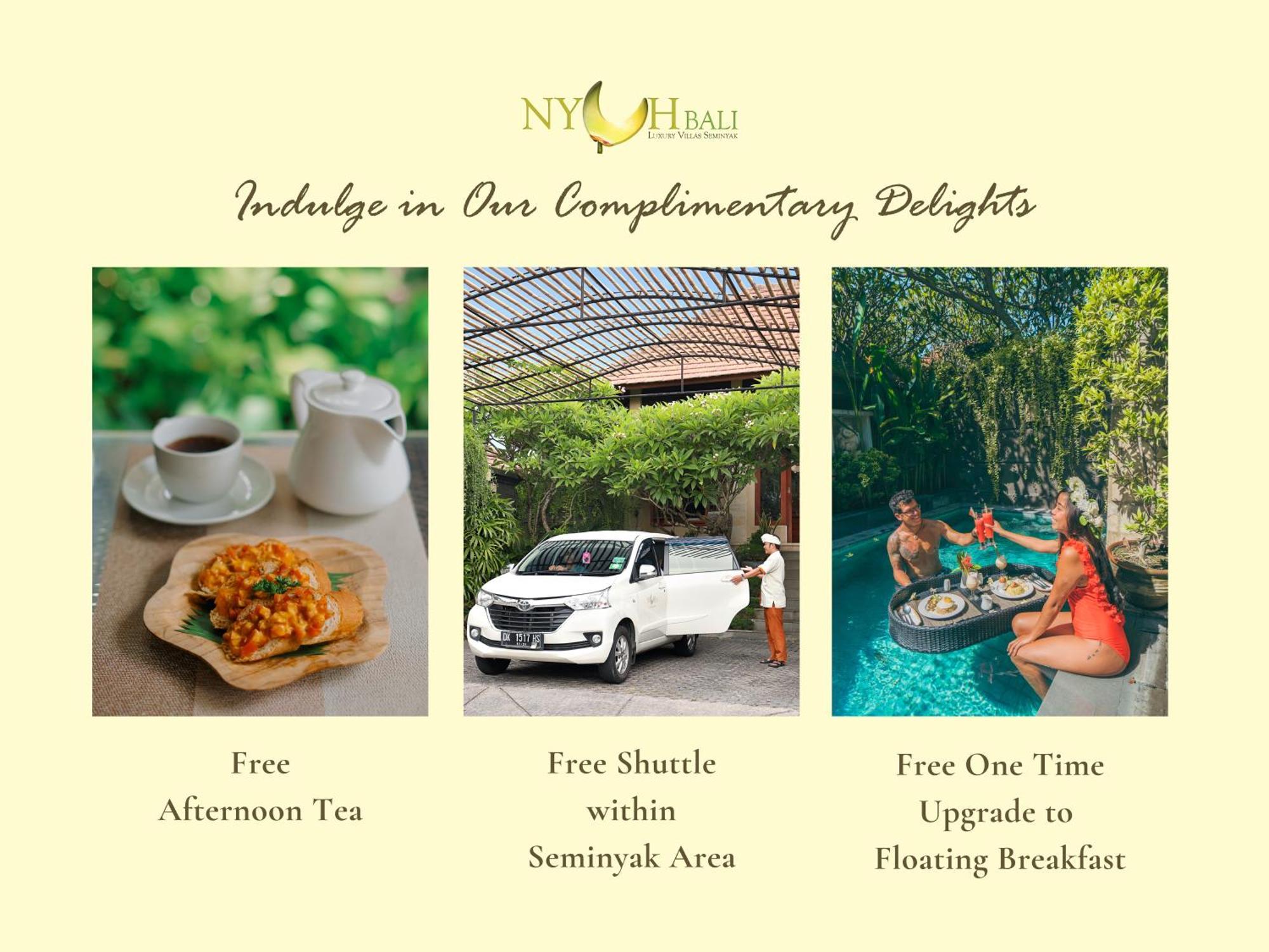 Nyuh Bali Villas Семиньяк Экстерьер фото